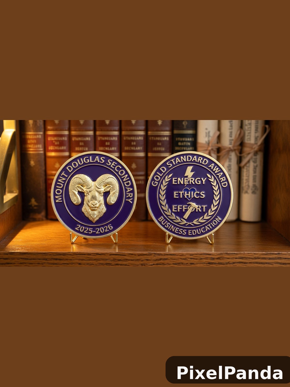 Heritage Display Shelf — Made with PixelPanda