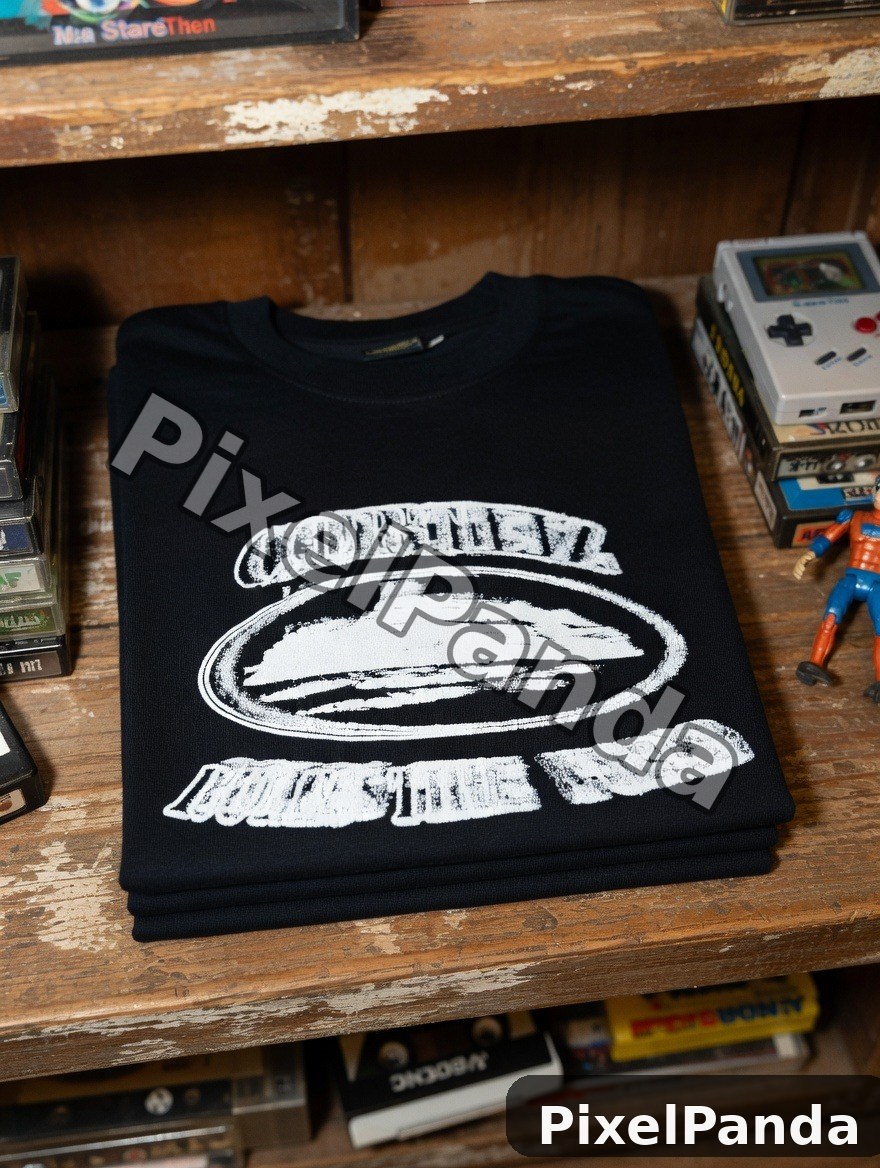 Vintage Thrift Shelf — Made with PixelPanda