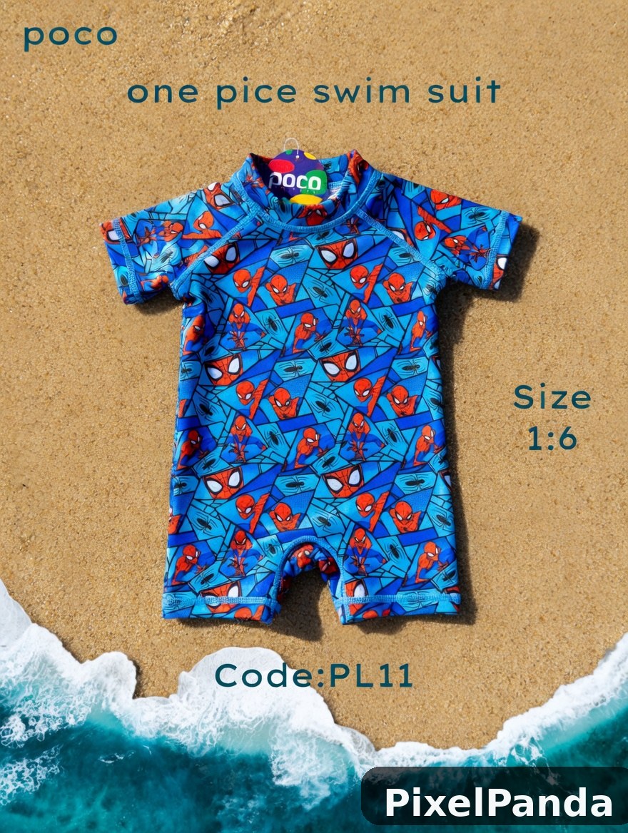 Sandy Beach Hero — Made with PixelPanda