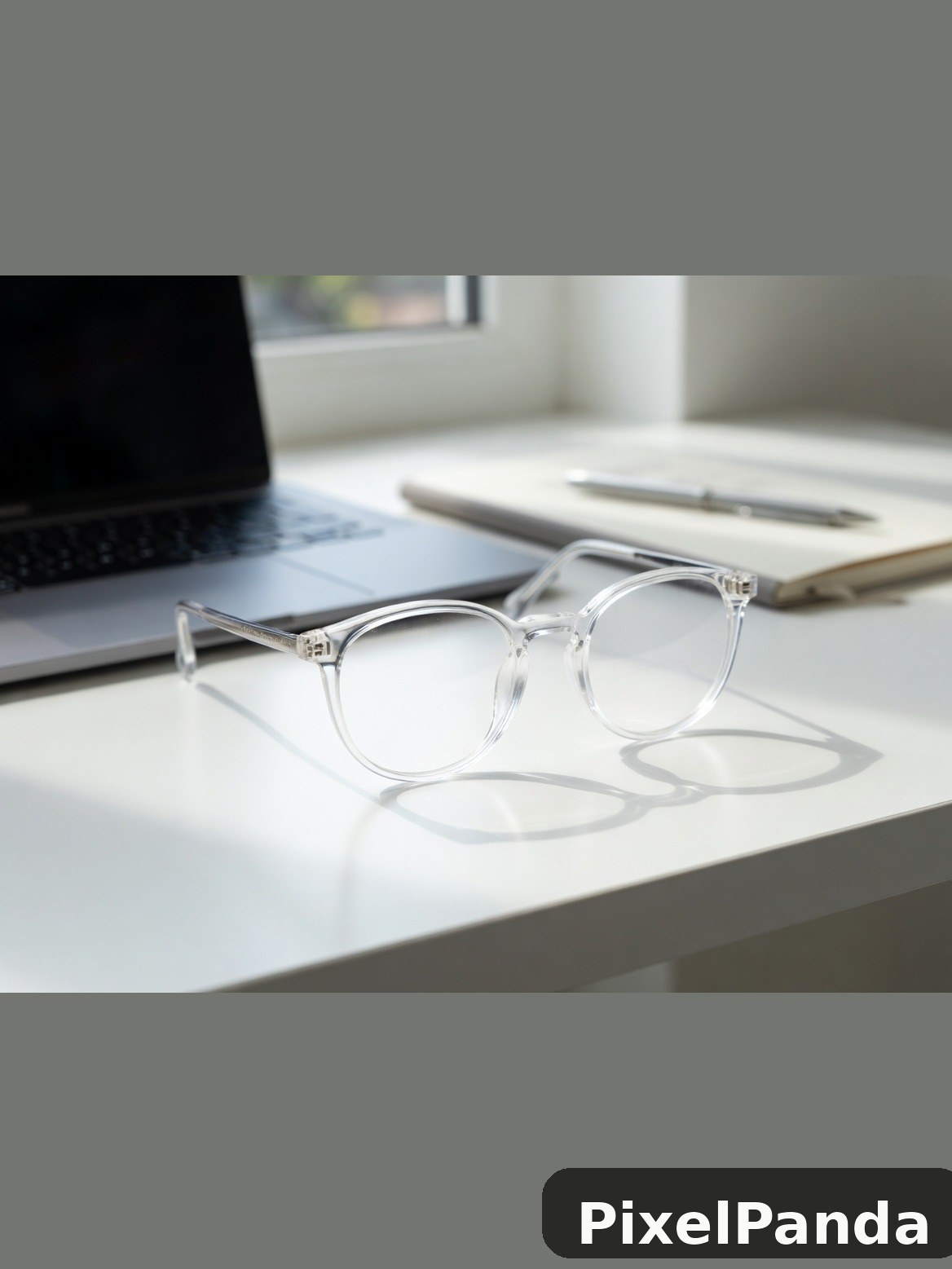 Desk Close-Up — Made with PixelPanda