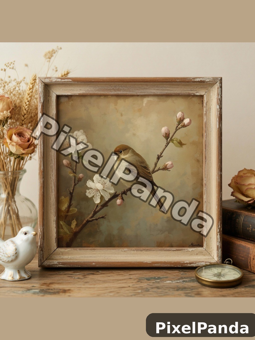 Vintage Collector Display — Made with PixelPanda