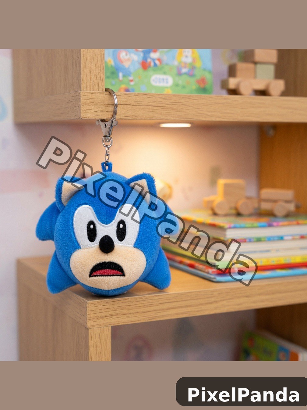 Nursery Shelf Display — Made with PixelPanda