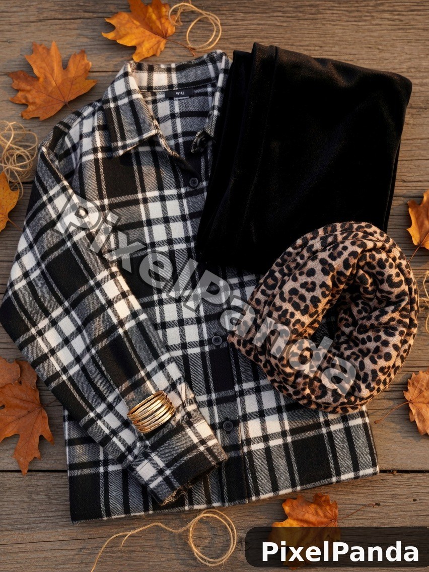 Autumn Field Flat Lay