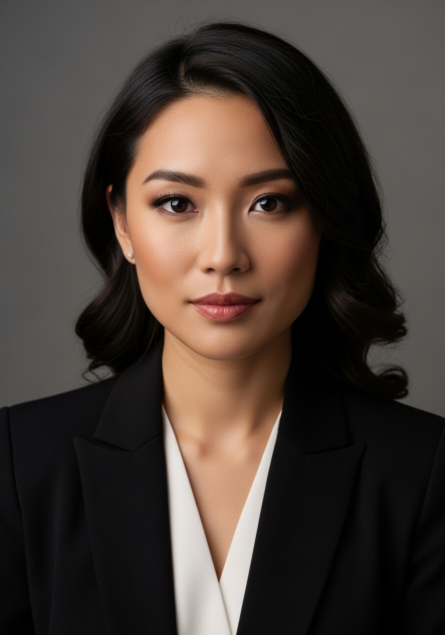 AI headshot generator professional woman blazer