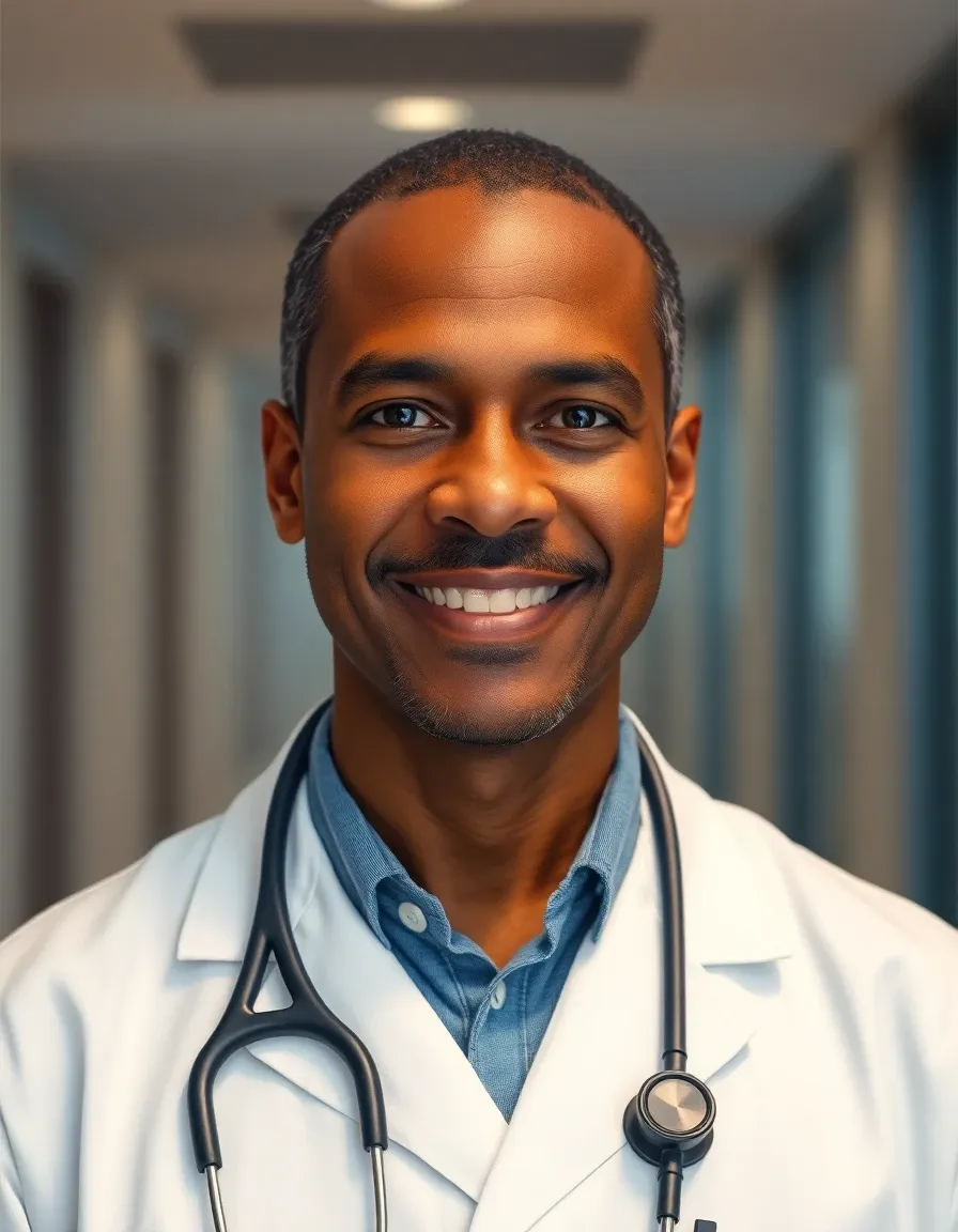 AI headshot generator doctor professional portrait