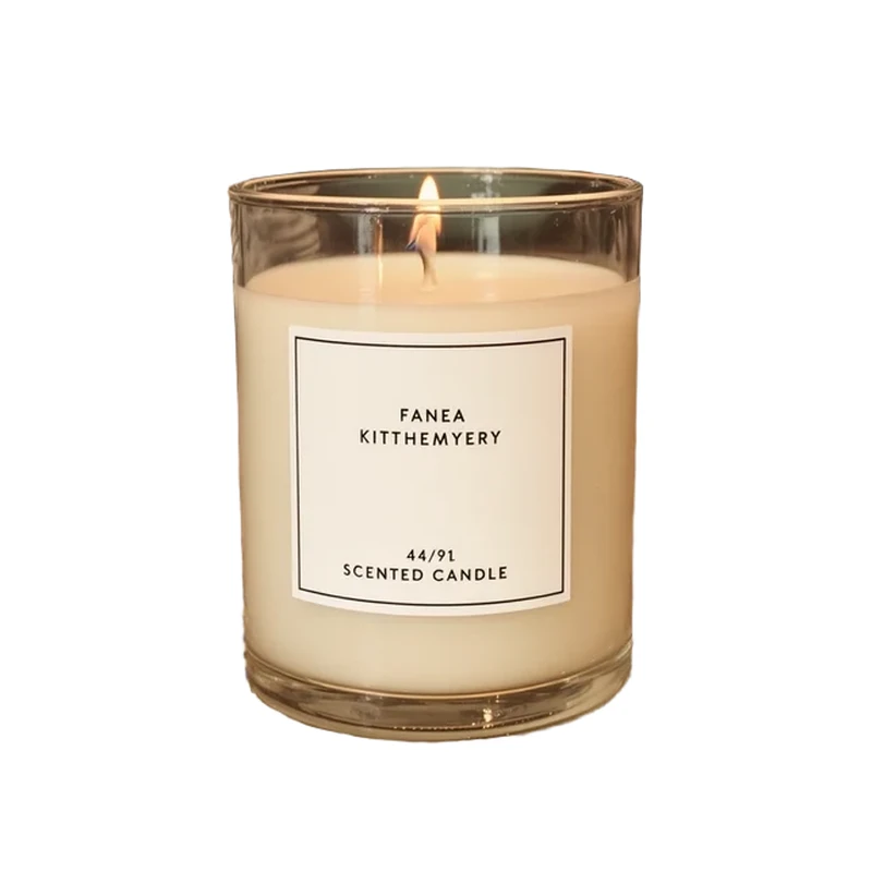 Candle clean studio product shot